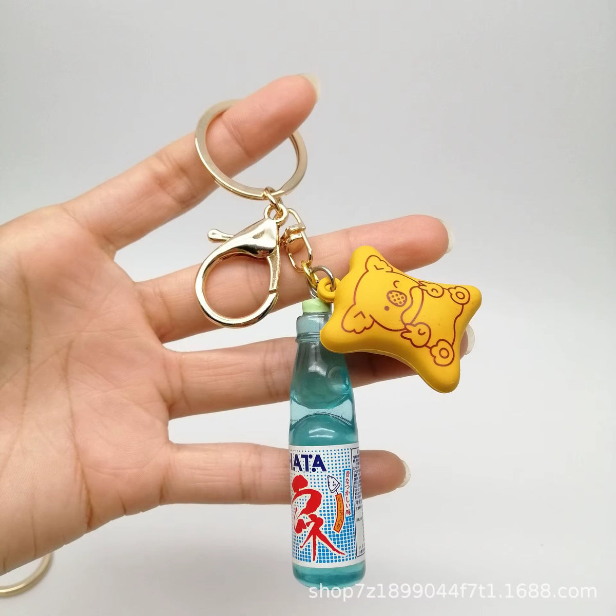 Ramune Keychain Handmade Pink Ramune Beaded Phone Charm Cuteaccessory Women