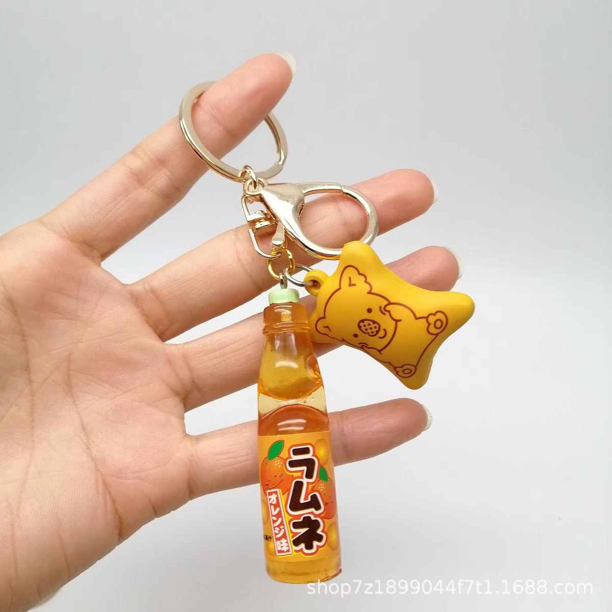 Ramune Keychain Handmade Pink Ramune Beaded Phone Charm Cuteaccessory Women